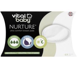 VITAL BABY Nurture Ultra Comfort Breast Pads 6 PK