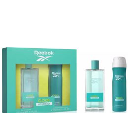 Reebok Cool Your Body Women Eau de Toilette Spray 100ml Set