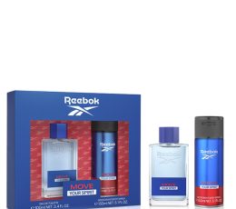 Reebok Move Your Spirit Men Eau de Toilette Spray 100ml Set