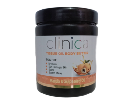 Clinica Tissue Oil Body Butter Marula and Grapeseed oil - 500g
