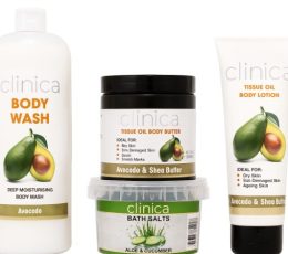 Clinica Avocado Shea Butter COMBO Aloe Cucumber Bath Salts