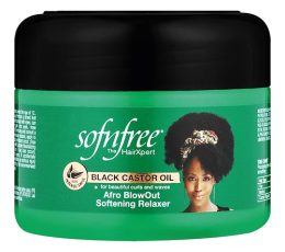 Sofnfree Black Castor Oil Hair Relaxer 125ml