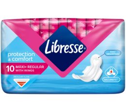 Libresse Protection and Comfort Maxi Normal 10 Pads
