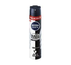 Men Black and White Deodorant Spray 200ml - Original value pack