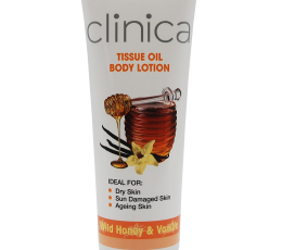 Clinica Tissue Oil Body Lotion Wild Honey Vanilla 250g