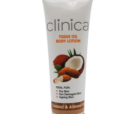 Clinica Tissue Oil Body Lotion Coconut Almond Oil 250g