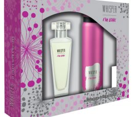 Coty Whisper Im In Love Eau de Parfum and Body Spray Set 50ml and 90ml