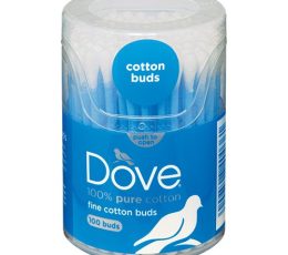 Dove Fine Cotton 100 Buds