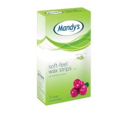Mandys Soft Feel Wax Strips for Face 12
