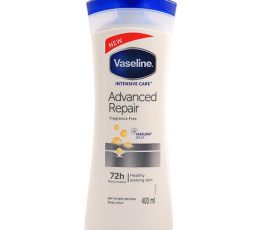 Vaseline Intensive Care Fragrance Free Body Lotion Advanced Dry Skin Repair 400ml