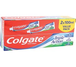 Colgate Toothpaste Triple Action 2x100ml