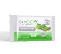 curaloe natural aloe vera soap 150g
