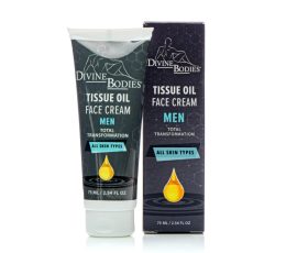 Divine Bodies Tissue Oil Face Cream For Men 75ml