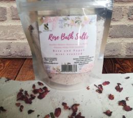 Rose bath salts 250g