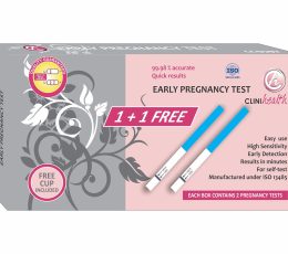 CLINIHEALTH Pregnancy Test Double Pack CliniHealth 1S