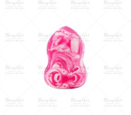 Qianlili Marble Make Up Puff Pink and White