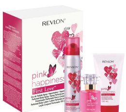 Revlon Pink Happiness First Love Eau de Toilette Spray 30ml Set