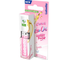 Labello Caring Lip Oil - Candy Pink Lip Care Lip Balm