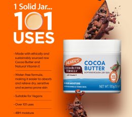 Palmers Cocoa Butter Formula Original Solid Jar 200g