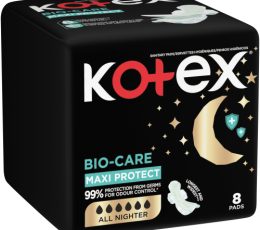 Kotex Bio-Care Maxi Pads Night 8 Pack