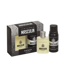 Lentheric Masculin Force Eau De Toilette 100ml Deodorant 150ml Set