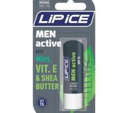 Lip Ice Silicone Balm Carded active men