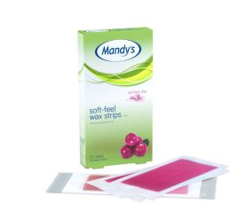 Mandys Soft Feel Wax Strips for Legs
